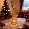 Metal Christmas Tree Candlestick Christmas Candle Cup European Wedding Decoration Tea Wax Small Round Cup Candle Holder Gift