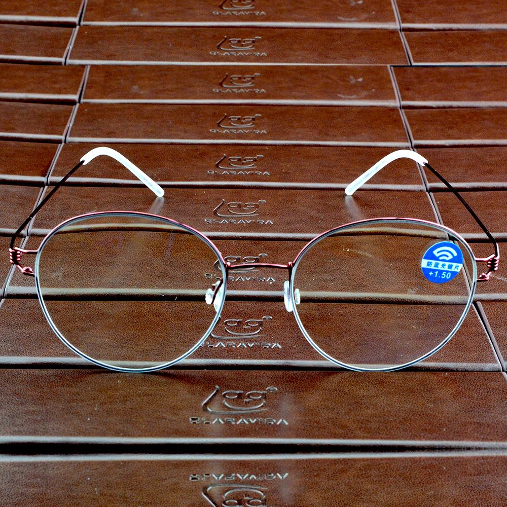 Clara Vida Red Round HIngeless Stylerish Women Lady Reading Glasses +1 +1.5 +2 +2.5 +3 +3.5 +4
