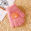 Cartoon children's gloves keep warm and cold in winter, all fingers, middle-aged children's kindergartens, boys and girls writing five fingers