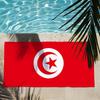 Bandiera Nazionale T-Tunisia Asciugamano Asciugatura Asciugamano da Bagno Applicabile a Nuoto Leggero Campeggio Yoga Spiaggia Fuori