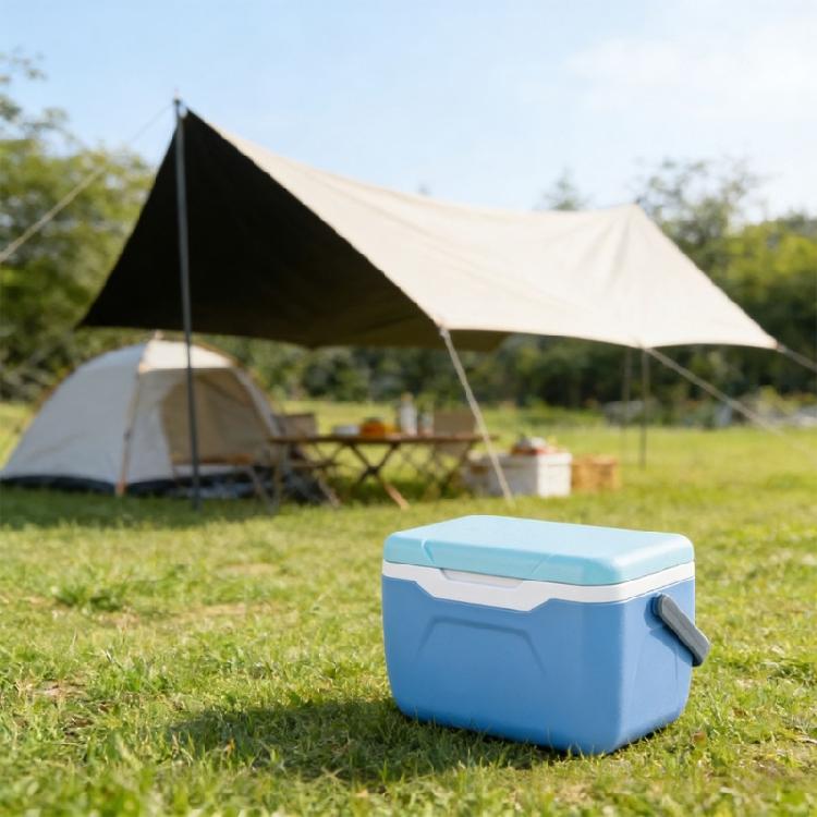 Large Insulated Food Storage Cooling Box Insulated Cooling Box Plastic Texture Suitable for Camping Travel Car Outings