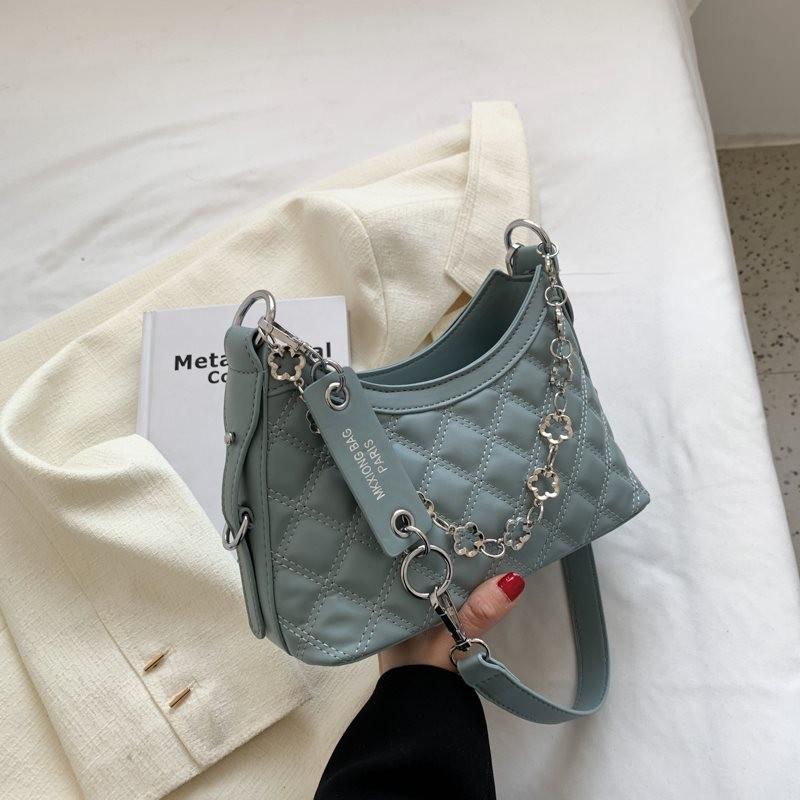 Trendy Chic Summer Crossbody Bag For Women In Durable Pu Leather With Unique Design Blue