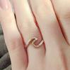 Roestvrij Staal Zee Goud Rose Goud Zilver Kleur Golf Ringen Oceaan Surf Vinger Sieraden Oceaan Surf Ring voor Vrouwen Surfer Cadeau