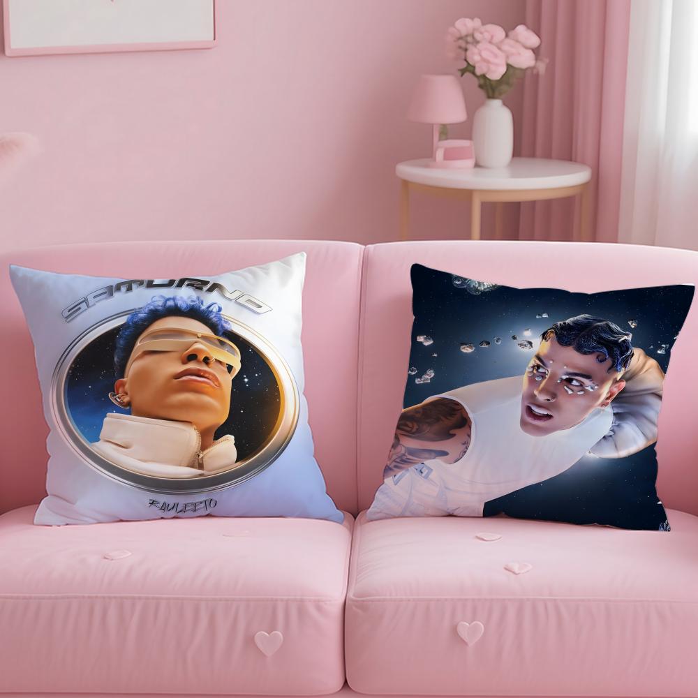 Beliebter Sänger Rauw Alejandro Kissenbezug Weich & Leicht zu Waschen – Vielseitig für Sofa, Bett, Reisen und Büro