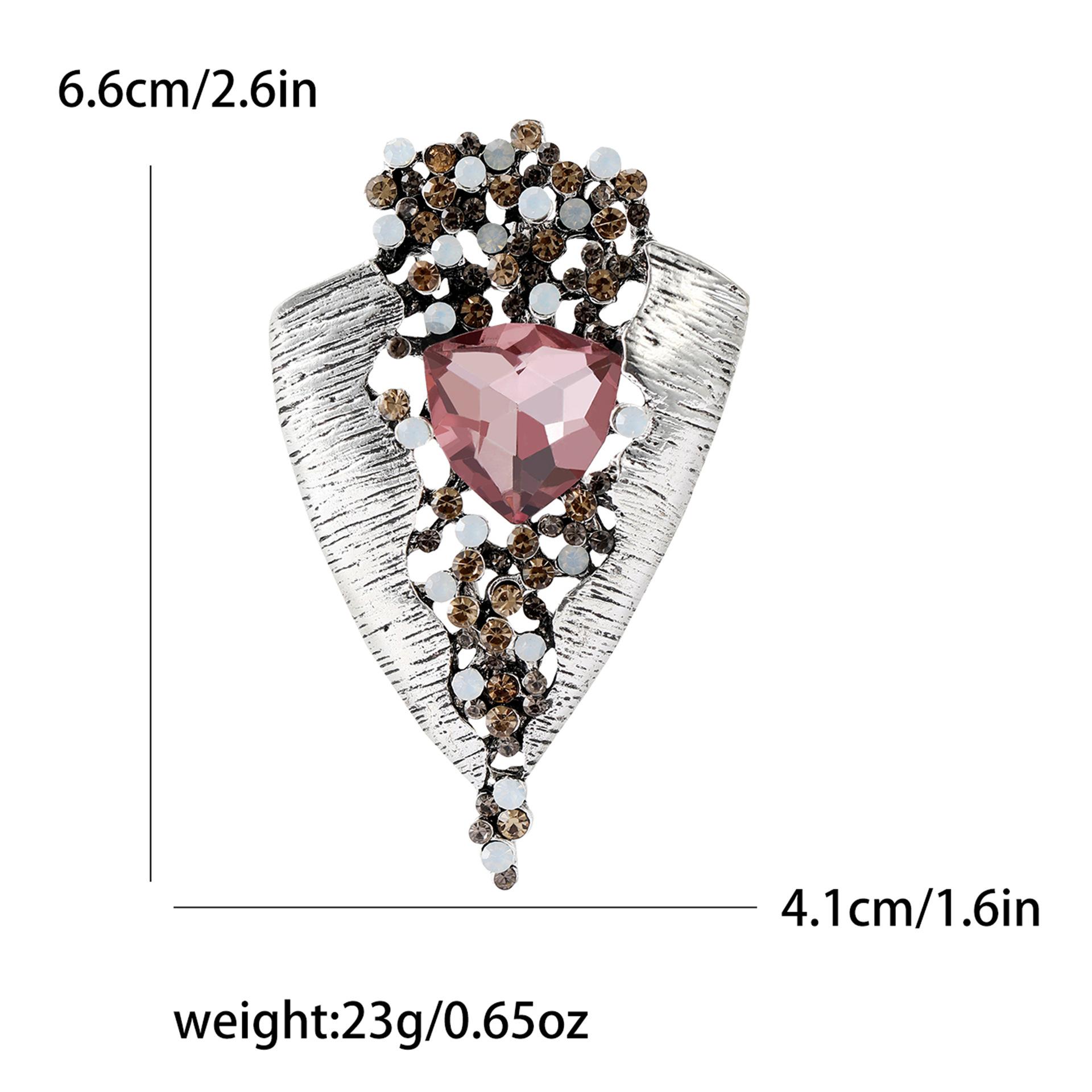 

Винтажный сплав горный хрусталь стеклянная брошь модное креативное женское платье кардиган корсаж украшение булавка