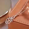 1Hollow Flower Necklace Flower Pendant Bridal Wedding Bohemian Style Jewelry Valentine's Day Gift