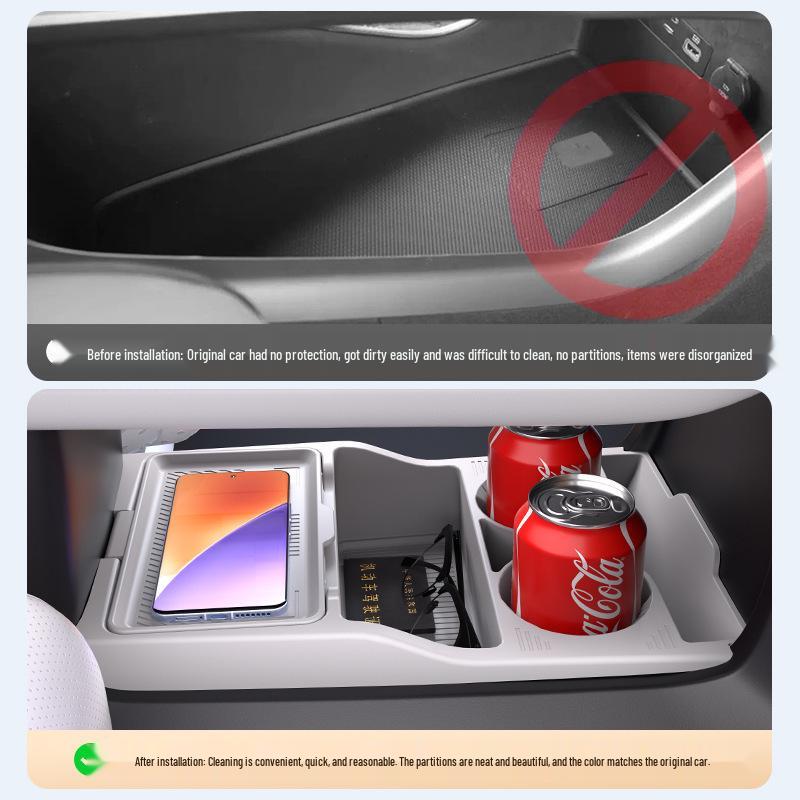 BYD Leopard Titanium 3 MAX Silicone Storage Box for Console & Glasses