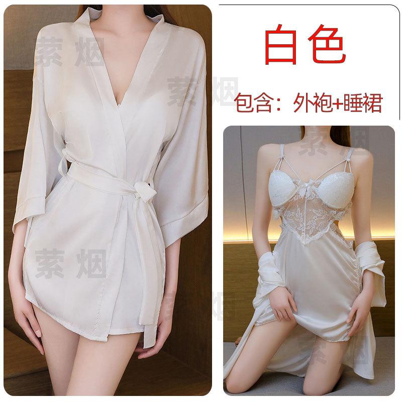 Sexy lingerie sexy lace section uniform seduction perspective passion pure lust nightdress suit