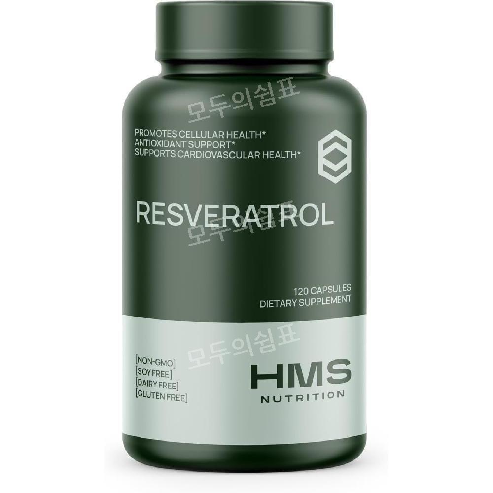 Resveratrol HMS Resveratrol 1200mg 120 Capsules 1 pcs