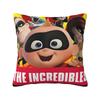 Nordic Style Animation The Incredibles Cushion Cover Polyester Superhero Comedy Throw Pillow Case for Car Square Pillowcase