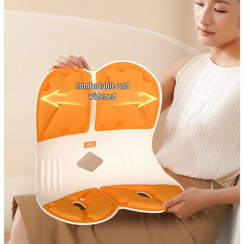 

HEZHENG Ergonomic Lumbar Back Support Seat Cushion CN plug (adapter included)