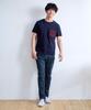 Nissen Slim Stretch Denim Jeans Dark Size 94 Men's (75cm Inseam), Blue,
