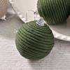 Christmas Tree Ball Ornaments 12 Pieces Cotton Rope Handmade Rustic Decor Christmas Tree Ornaments Set For Bathroom Home Winter