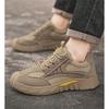 Summer new men's casual trend sports shoes student breathable running shoes thick-soled