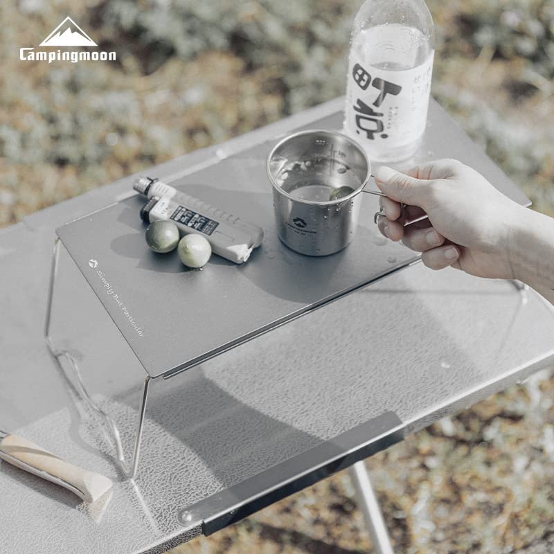 CAMPING MOON Solo Kitchen for Esbit Solo Table Aluminum Alloy with Storage Bag Black Black Gear SK-9S