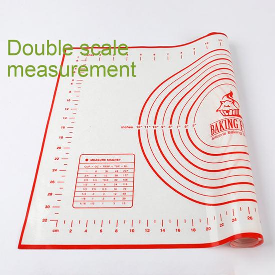 Baking Cushion Non-stick with Scale Silicone Kneading Rolling Dough Mat