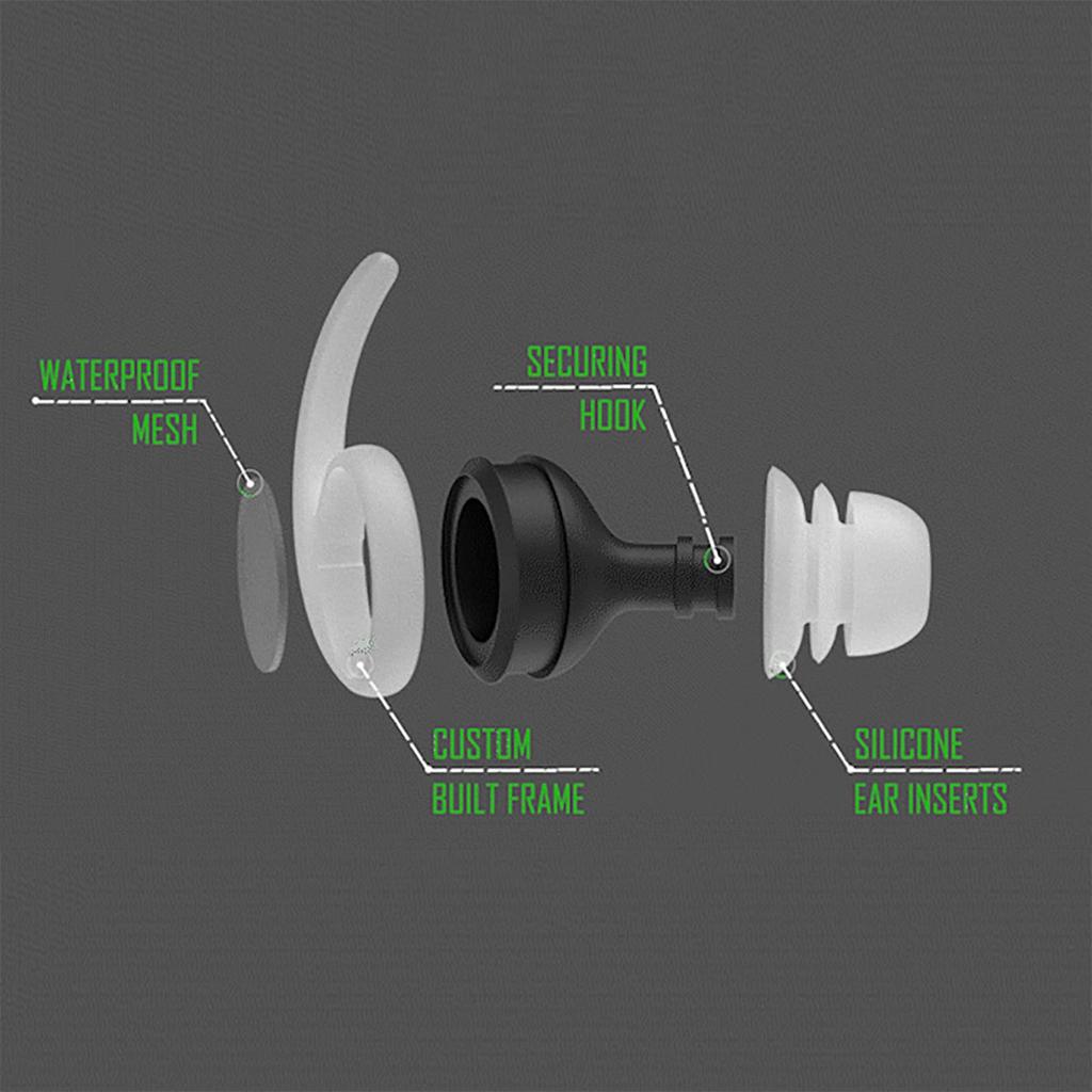 Jodensilk Surfing Ear Plugs with Hearing Sound and Lost Prevention