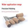 3mm Shank Pneumatic Electric Grinder Set with Cowhide Polishing and Cylindrical Bullet Shape Heads