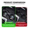 HMAO6 2pcs Car Water Cup Mats Carbon Fiber Coaster Non-Slip Pad For BMW Performance E91 X5 E70 F11 E30 F31 X3 F25 F32 x7