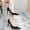 2025 New Mixed Colors Slip on Women's High Heels Pointed Toe Rivet Thin Heels Pumps Outdoor Party & Dress Shoes Female