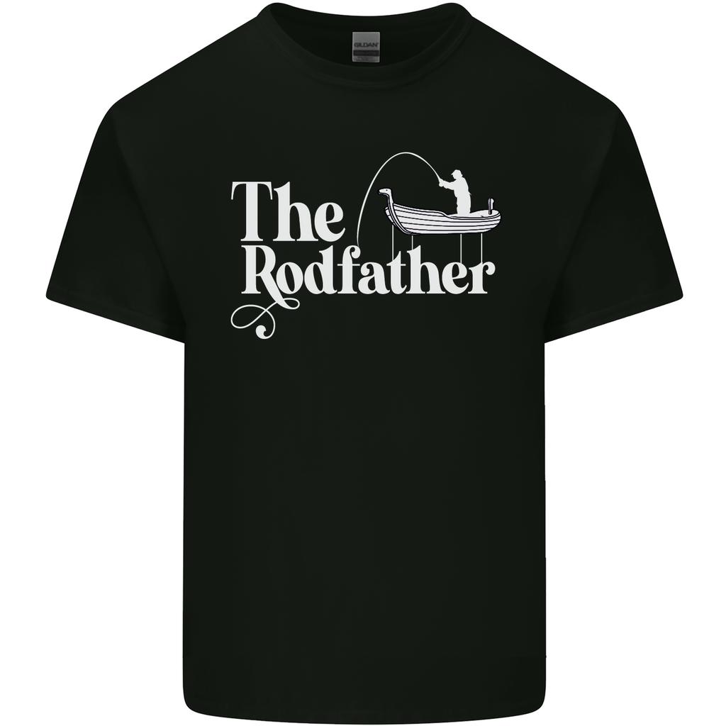 The Rodfather Funny Fishing Rod Father Unisexs Light Cotton TShirt