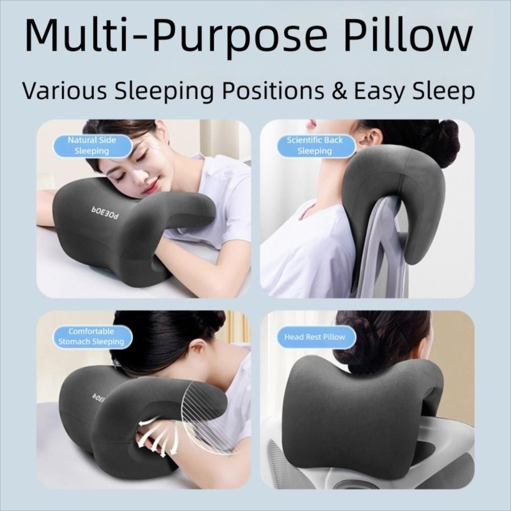 Memory Foam Office Chair Headrest Breathable Head Rest Support Pillows  Body Massage