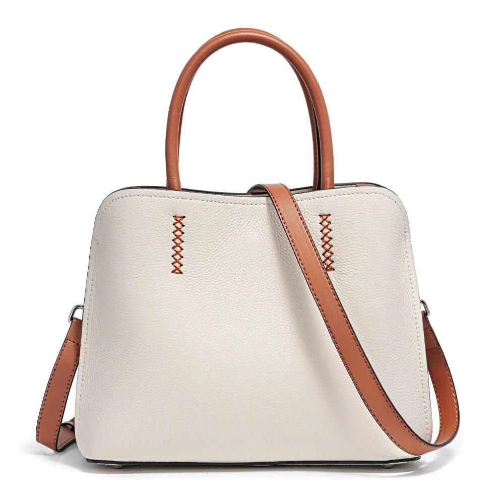 Dámská kožená nákupní taška Zency, velká taška přes rameno, crossbody, 2024, velikost pro ženy