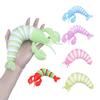 3D Slug Fidget Toy Colorful Slug Snail Creative Twist Anti Stress Toy All Ages Relief Anti-Anxiety Sensory Toys for Children