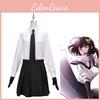 Authentisches Bungo Stray Dogs Cosplay-Outfit Komplettset mit Polyesterstoff