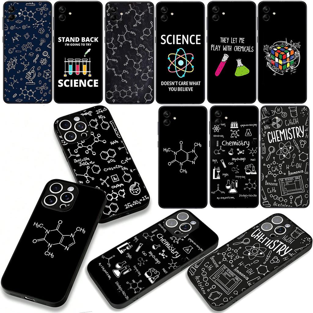 Cover for Samsung Galaxy A07 A13 A12 A14 A23 A42 A50 A51 A52 A53 A70 A71 A72 A21S A04 Note 20 9 8 10 Case Chemistry Science