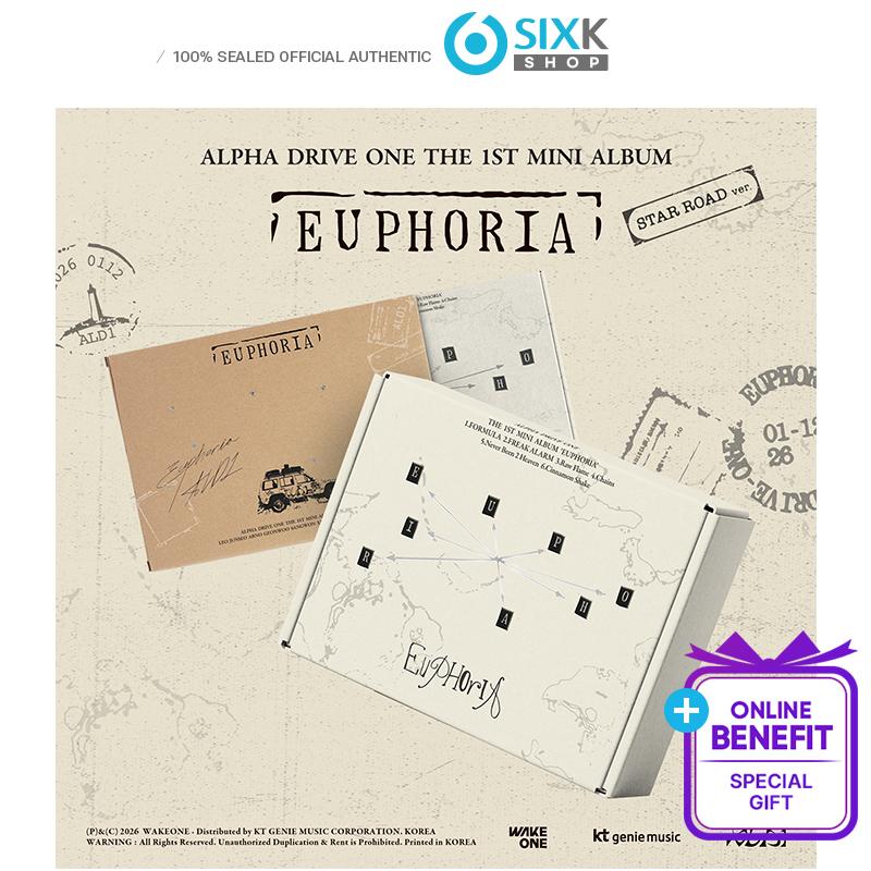 [Pre-order] ALPHA DRIVE ONE THE 1ST MINI ALBUM [EUPHORIA] STAR ROAD Ver. (Online Benefit)