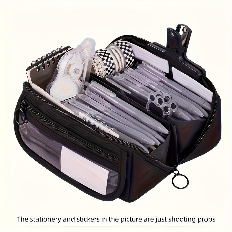 [Multi-Functional Pencil Case] Large-Capacity Multi-Functional Pencil Case with Desktop Organizer and Storage Box, Perfect for Study and Work