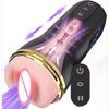 Electric Masturbator Cup Sex Toy for Men 5 Suction Pocket Pussy Masturbators with 3D Realistic Vagina Pussy Male Penis Blowjob