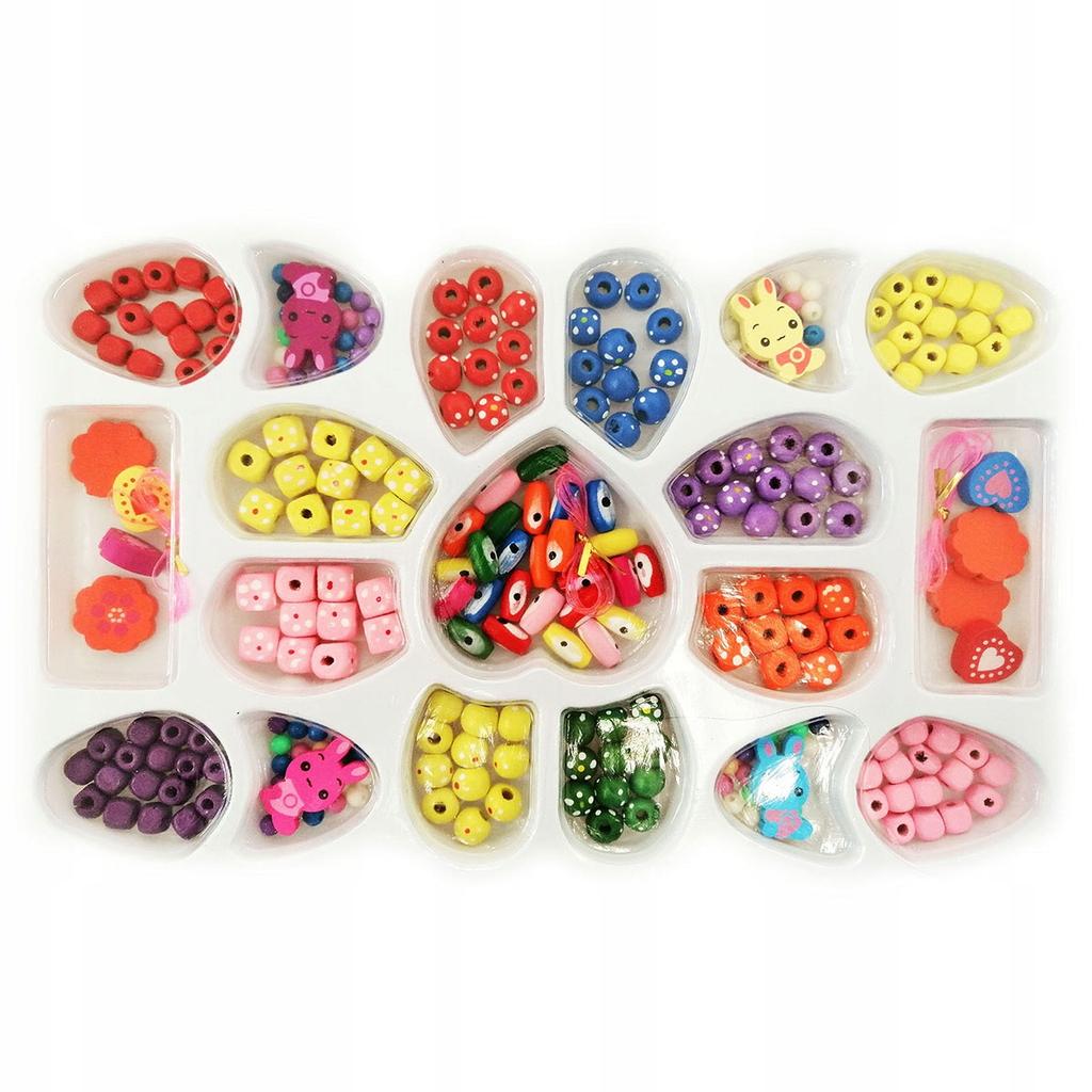 WOODEN BEADS SET