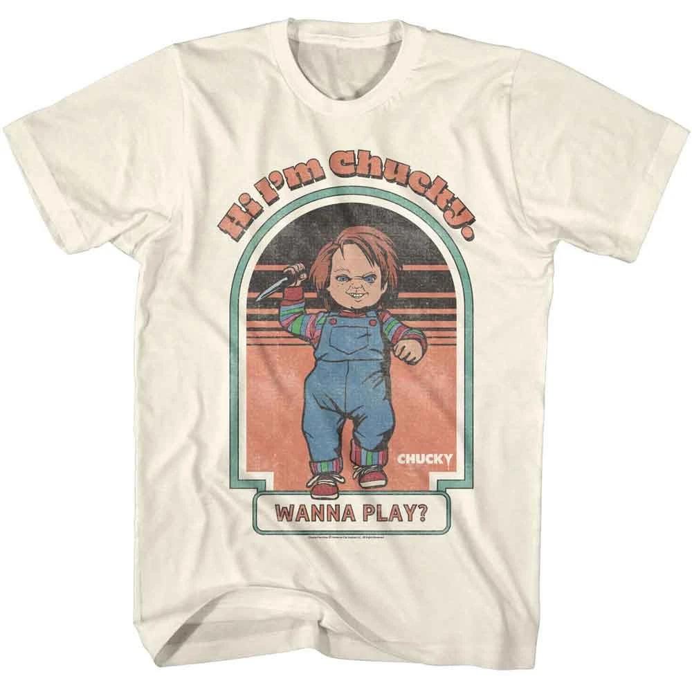 Chucky - Wanna Play - Officially Licensed American Classics - Front Print Solid 110