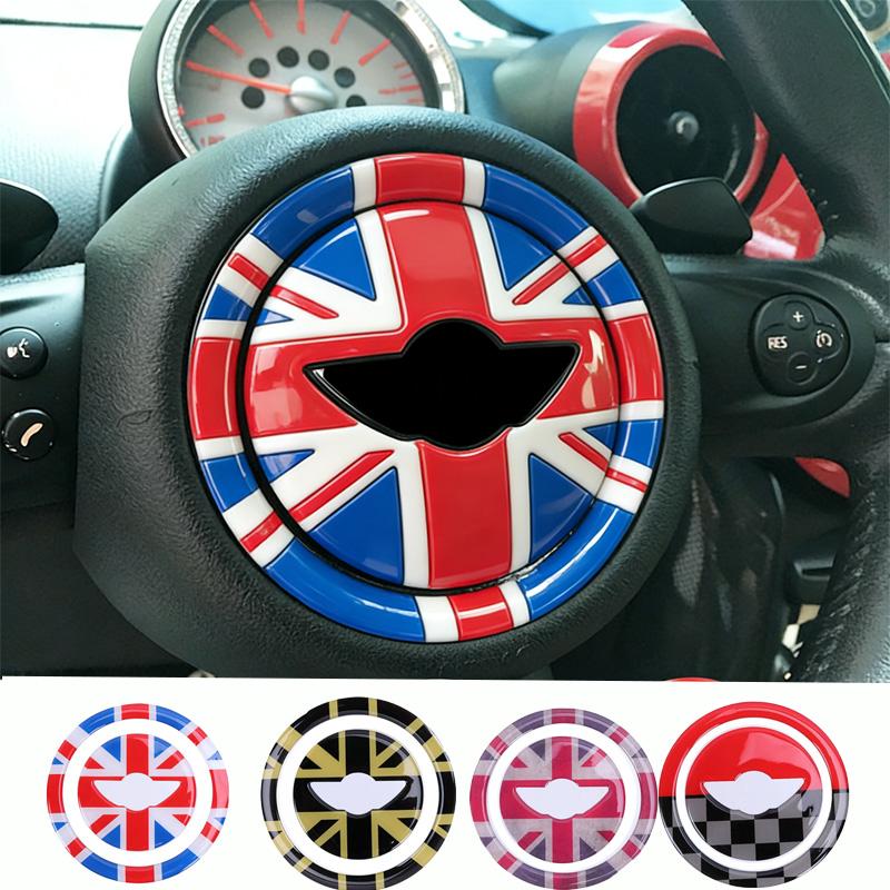 3D Dropper Adhesive Three-dimensional British Steering XBNVX6 Wheel Sticker For MINI Cooper R55 R56 R60 Interior Upgrade Accessories