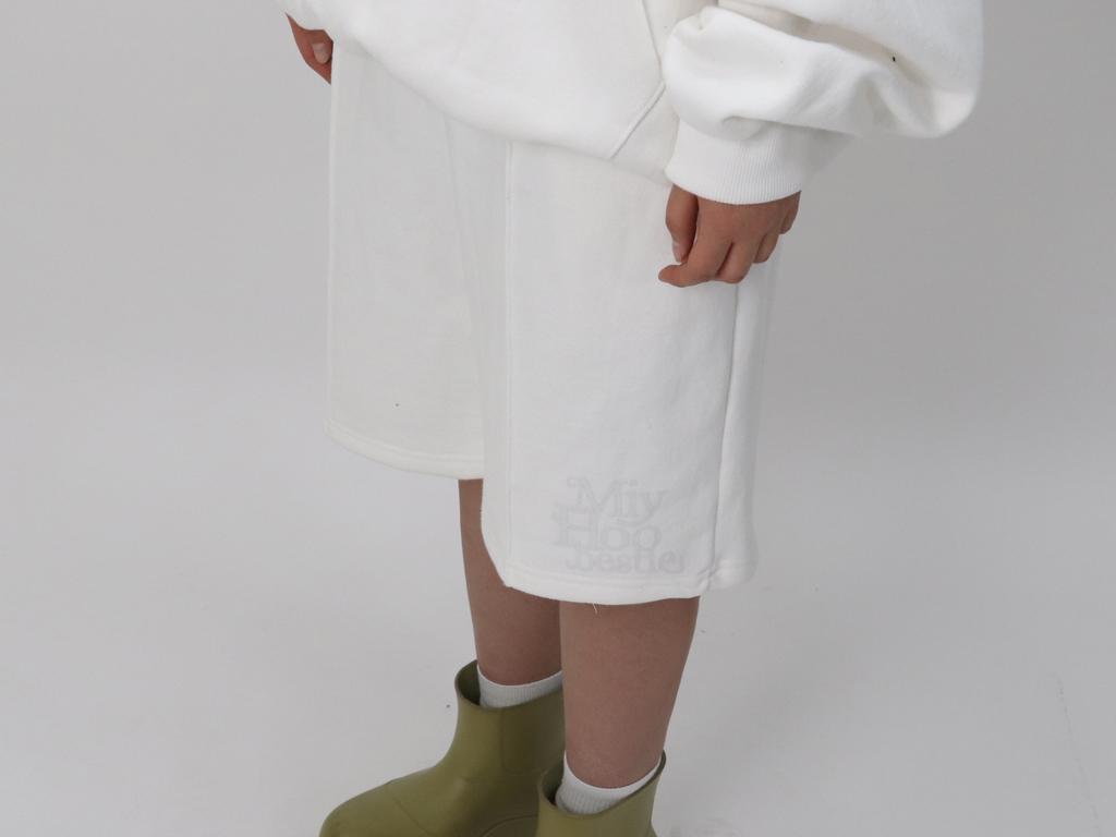MIYHOO Logo Shorts (White)