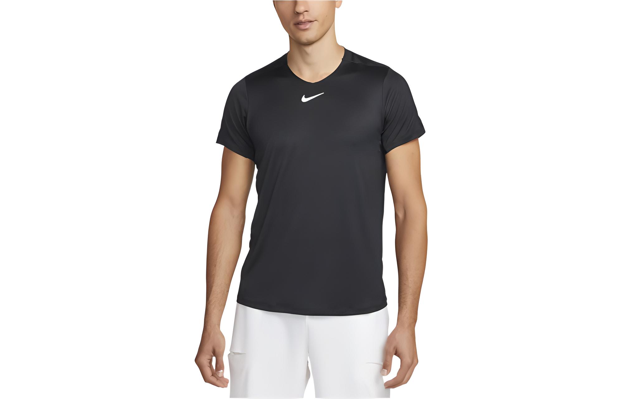 

Nike T Shirts Men s Black Crew Neck Moderate Straight Fit DD8318-010 M
