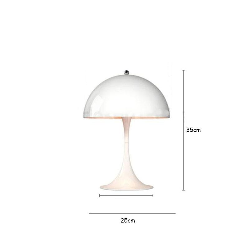Creative Mushroom Bordlampe Soverom Nattbordslamper Moderne Minimalistisk Home Decor Skrivebordslampe Kontorstudie Leselysarmatur