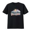 Retro Vintage Take Me To The Lake Mountain Sunset Nature Outdoor Casual Print T Shirt Vintage Washed Designer Clothes Stylish