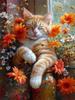 Full Square/Round 5D Diamond Painting Cat Sunflower Home Decor Embroidery Mosaic Animal Wall Art