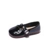 Spring Autumn Patent Leather Girls Shoes Fashion Rhinestone Princess Shoes Shallow Kids Party Dress Shoes Solid Color Mary Janes