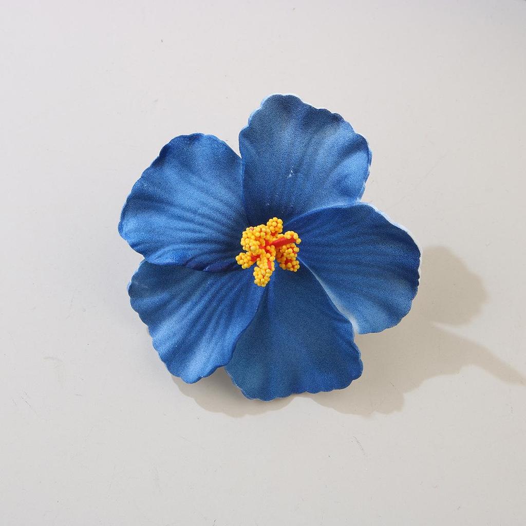 Handcrafted Floral Hair Clip for Beach Vacations - Updo Side Clip with Duckbill Design