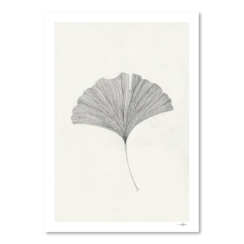 

Абстрактная геометрическая картина на холсте, скандинавская ваза с листьями, гинкго билоба, настенные художественные постеры и настенные картины с принтом для декора гостиной 21x30cm No Framed