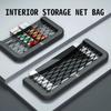 Car Storage Net Pocket Mesh Bag Organizer Elastic Flexible Bag For BMW M Performance E36 E46 E60 E90 E91 E92 E93 F30 F20 pdcr06