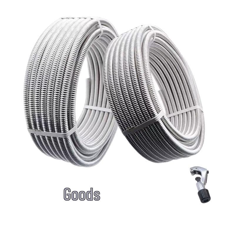 Shuoji 304 Stainless Steel Corrugated Water Heater Hose 1/2 inch