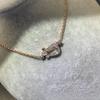 Mini Diamond Horseshoe Buckle Necklace Medium Gypsy Nautical Buckle