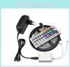 12v 3528rgb Led Tape With Mini Remote Controller Nonwaterproof Bright Lighting For Tv Background Decoration