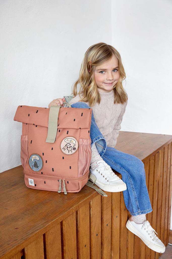 LASSIGG Mini Rolltop Backpack Happy Prints Mini Rolltop Backpack [LASSIG]