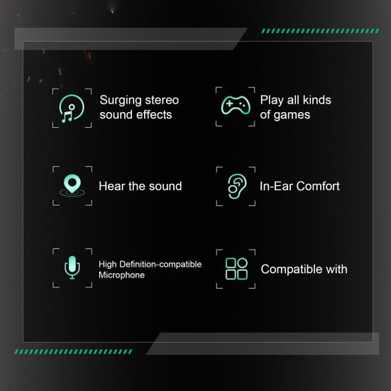 Wired Earphone Stereo Sound Sports Headset with Microphone 3.5mm/Type-C Plug In-ear Headphone for Game Music Calls